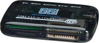 All-In-1 USB 2.0 Card Reader